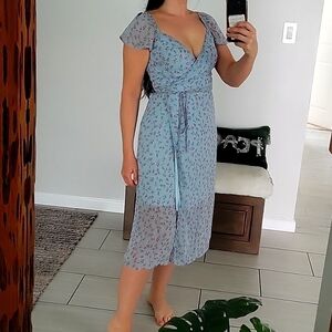 Miami Blue Floral Dress